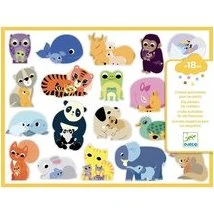 Djeco Stickers Baby Dieren Groot - 120 Stickers