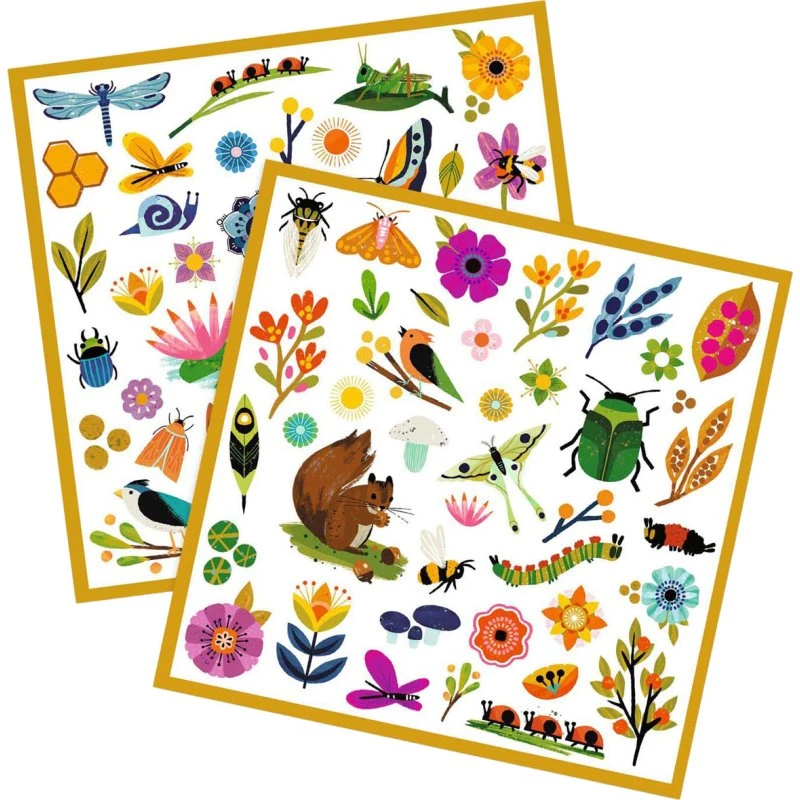 Djeco Stickers Tuin 160 stuks