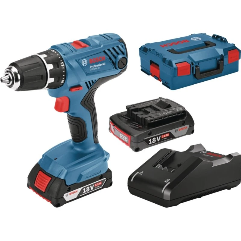 Bosch GSR 18V-21 Accu Boormachine 18V 2,0 Ah
