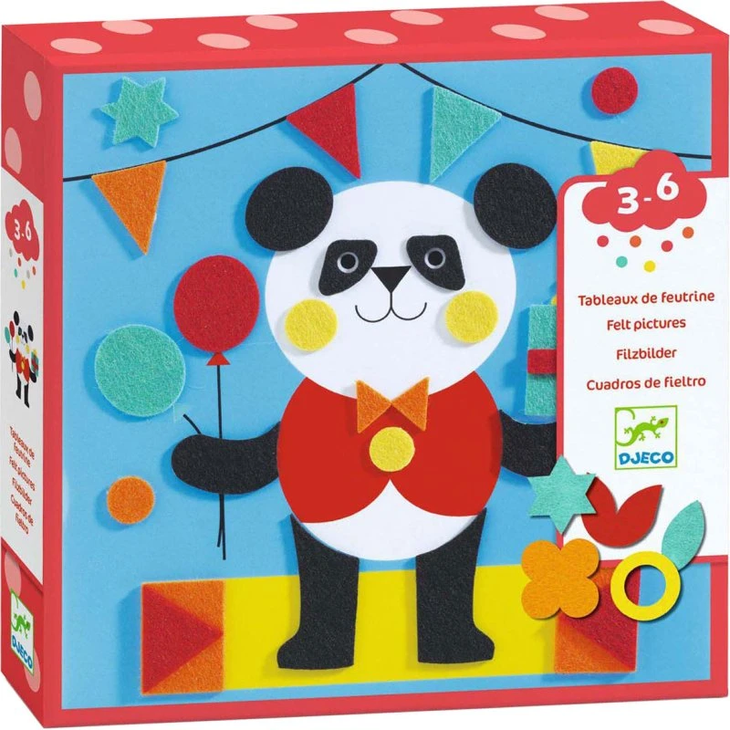 Djeco Sweet Creatures Viltstickers Set voor Kinderen
