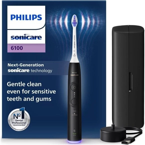 Philips Sonicare 6100 HX7401/01 Zwart