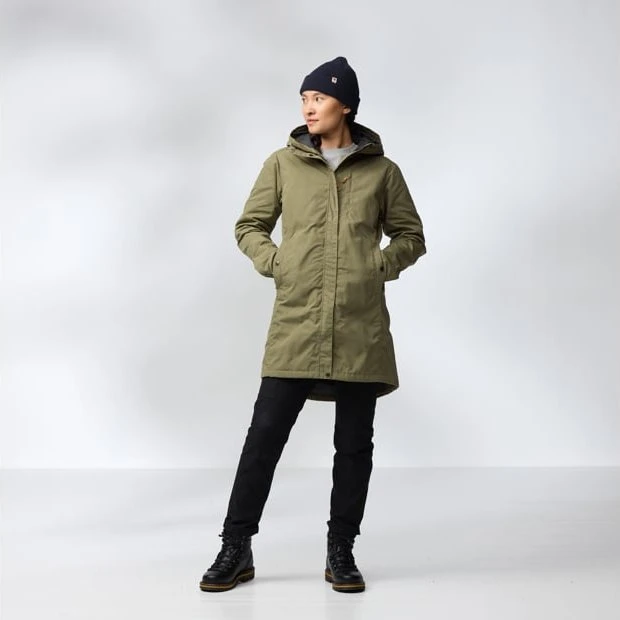 Kiruna Padded Parka W - Lichte Gewatteerde Winterjas voor Dames