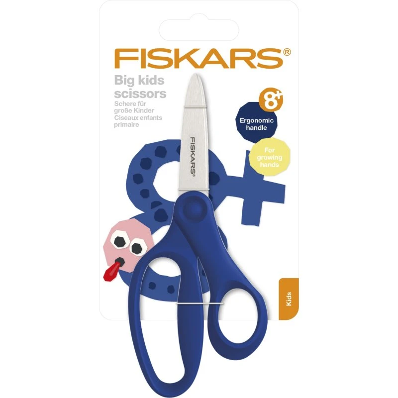 Fiskars Kinderschaar 15 cm Blauw voor Grotere Kinderen
