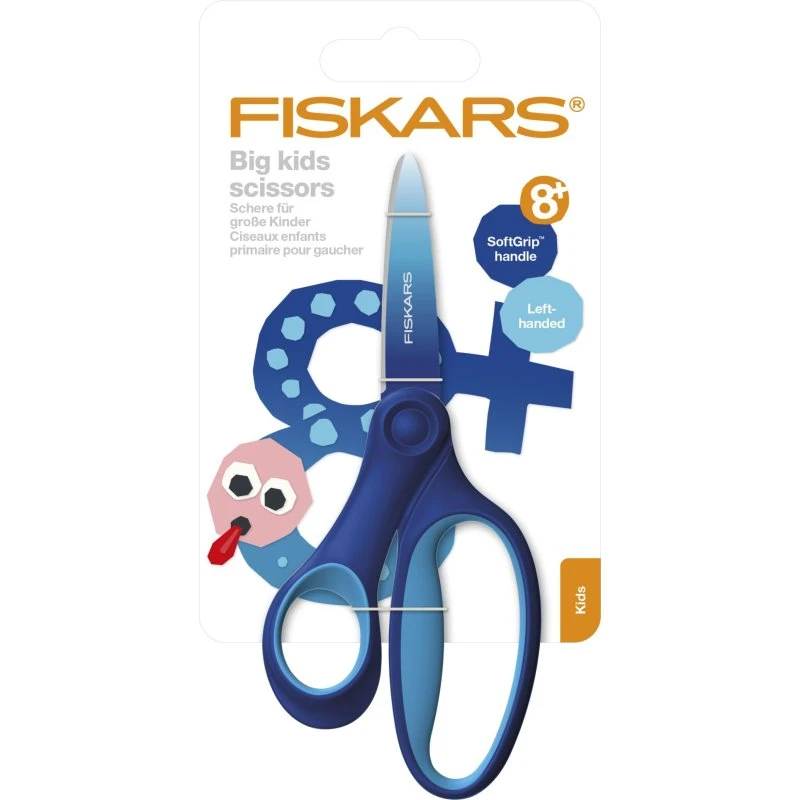Fiskars Linkshandige Kinderschaar 15 cm Blauw