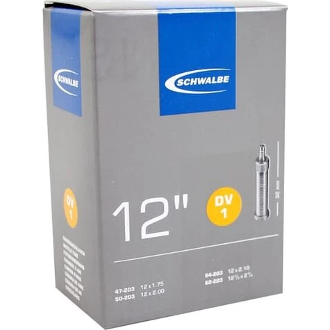 Schwalbe DV1 Binnenband 12 inch 12x2.1/4 - 12x1.75/2.10 hollands ventiel 32 mm