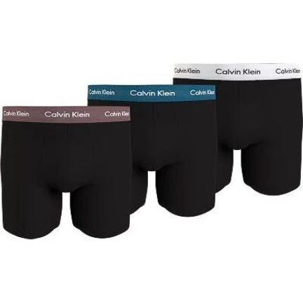 Calvin Klein Cotton Stretch Heren Boxer Brief 3-Pack Zwart