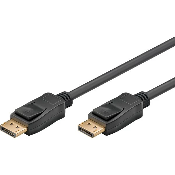 Goobay DisplayPort 1.4-kabel 1 m, 8K 60Hz, verguld