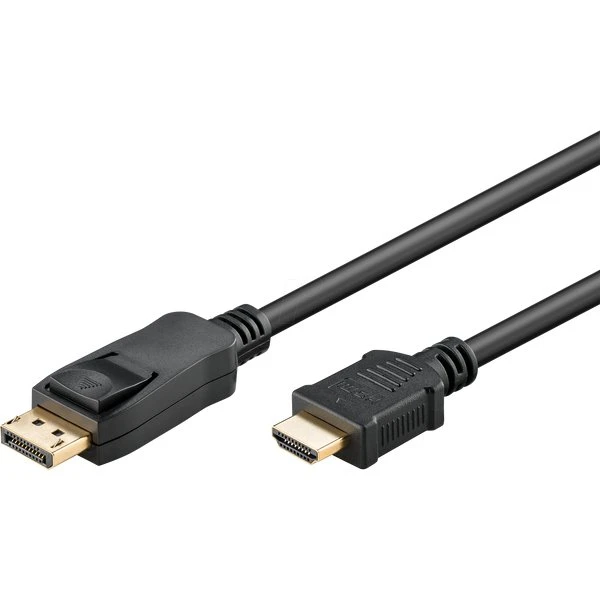 Goobay DisplayPort naar HDMI 4K 60Hz, 5 m, zwart