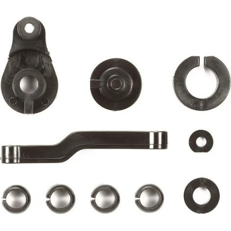 Tamiya 51005 Servo Horn (zwart) voor TT-01/TT-02/MB-01