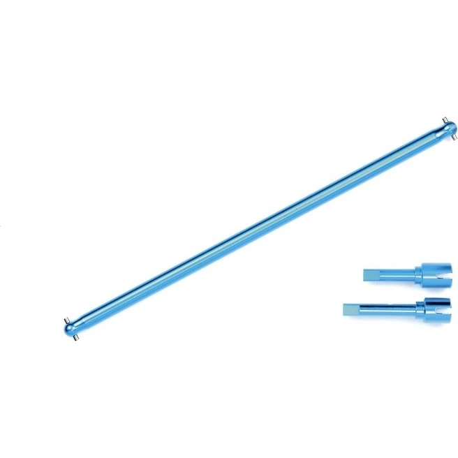Tamiya 54026 Alu As TT-01E+ Blauw Geanodiseerd