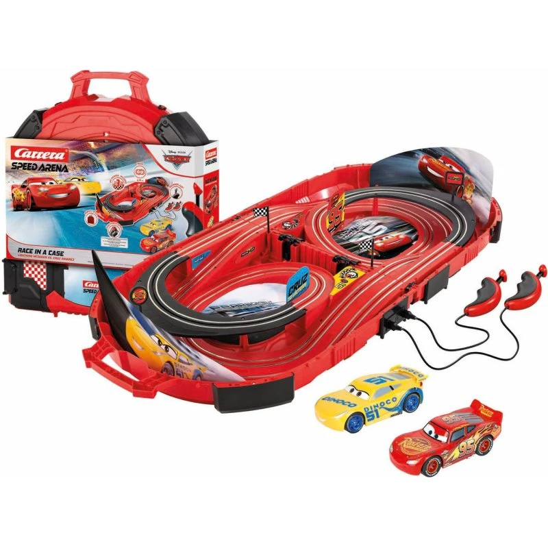 Carrera Speed Arena Disney Pixar Cars - Koffer Racebaan 2,77m