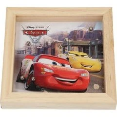 Disney Pixar Cars Houten Geduldsspel met 5 Balletjes – 14x14cm
