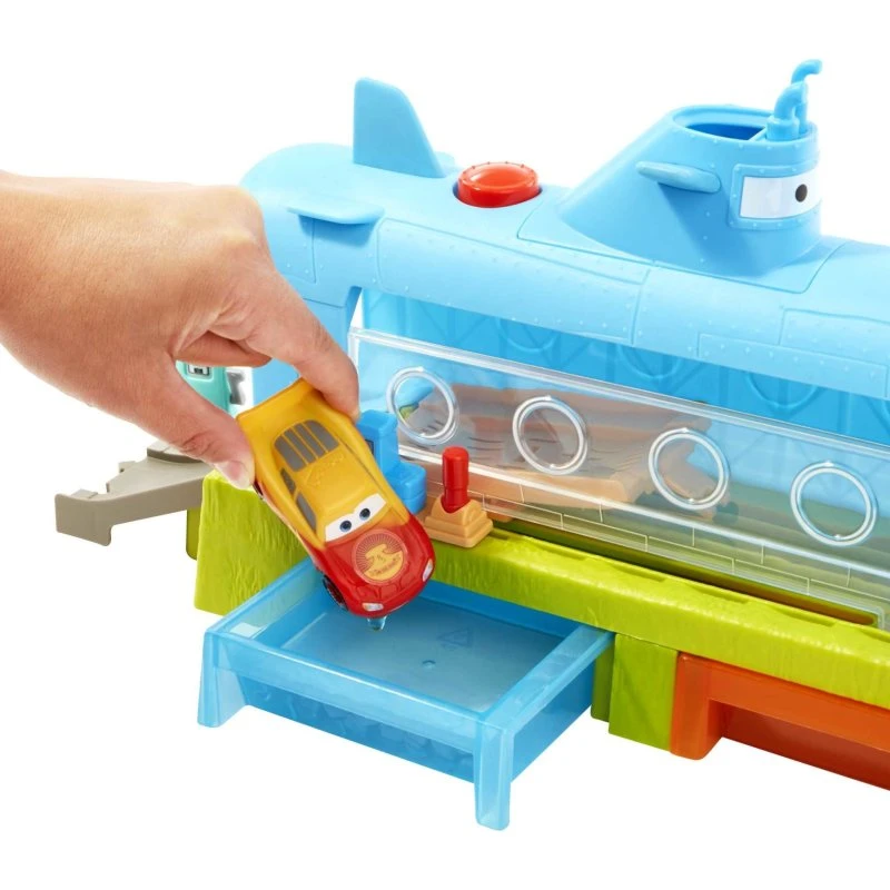 Disney Cars Walvis Wasstraat met Kleurveranderende Bliksem McQueen
