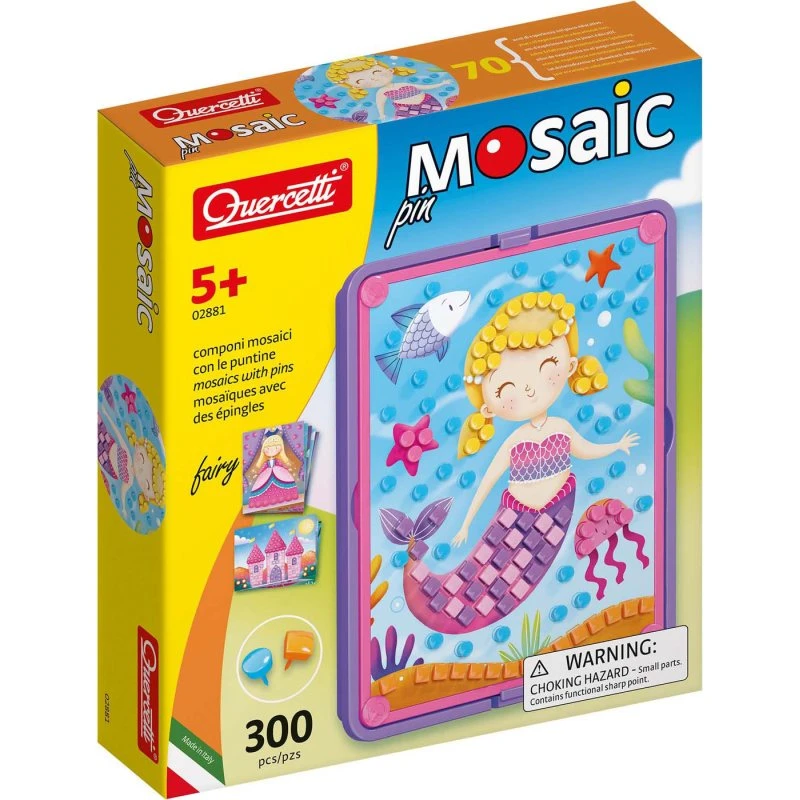 Quercetti Mozaïek Prinses, 300 Pins
