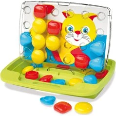 Quercetti Pixel Baby Insteekmozaïek Poes - 30 stk