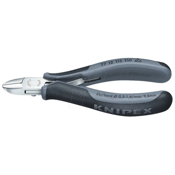 Knipex 77 12 115 ESD Elektronica-zijsnijtang 115 mm