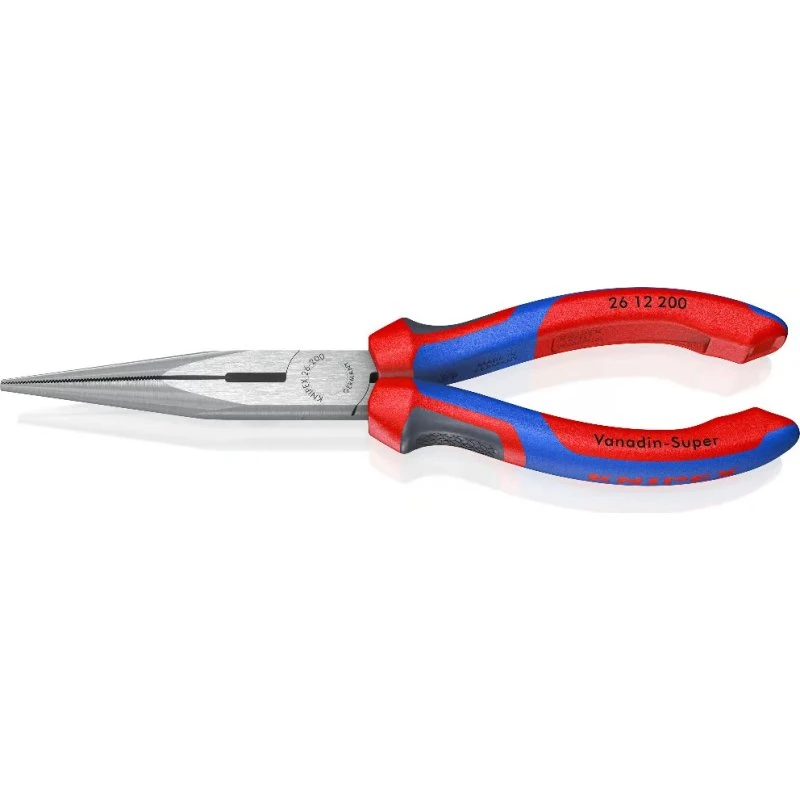 KNIPEX Langbektang Recht + Zijsnede 200mm (2612200)