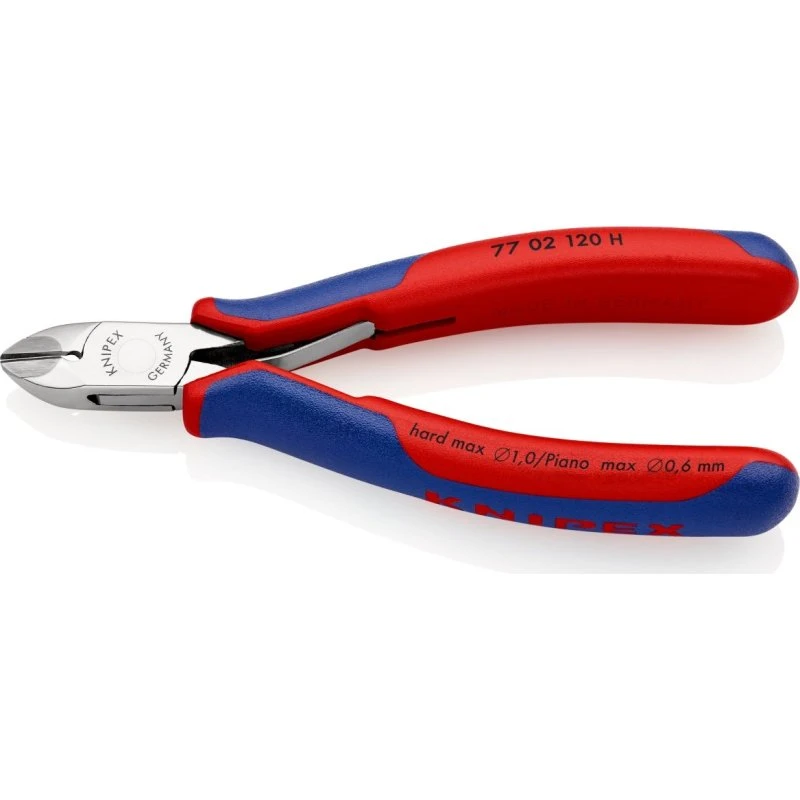 Knipex 77 02 120 H Elektronica-zijsnijtang met carbide snijkant