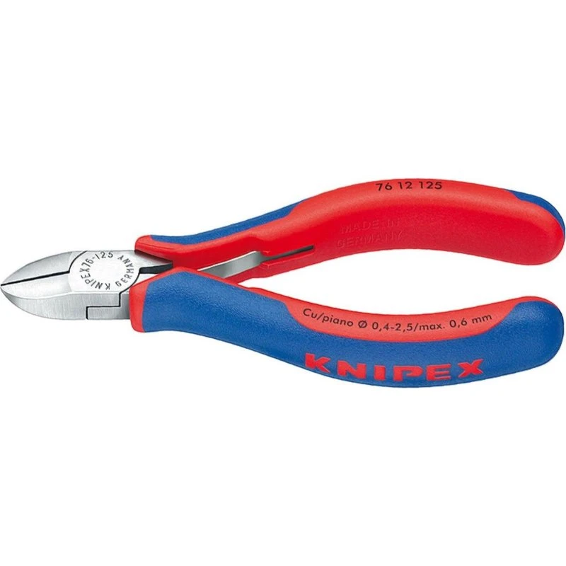 KNIPEX 76 12 125 Diagonaalsnijders 125 mm zwart geatrameerd