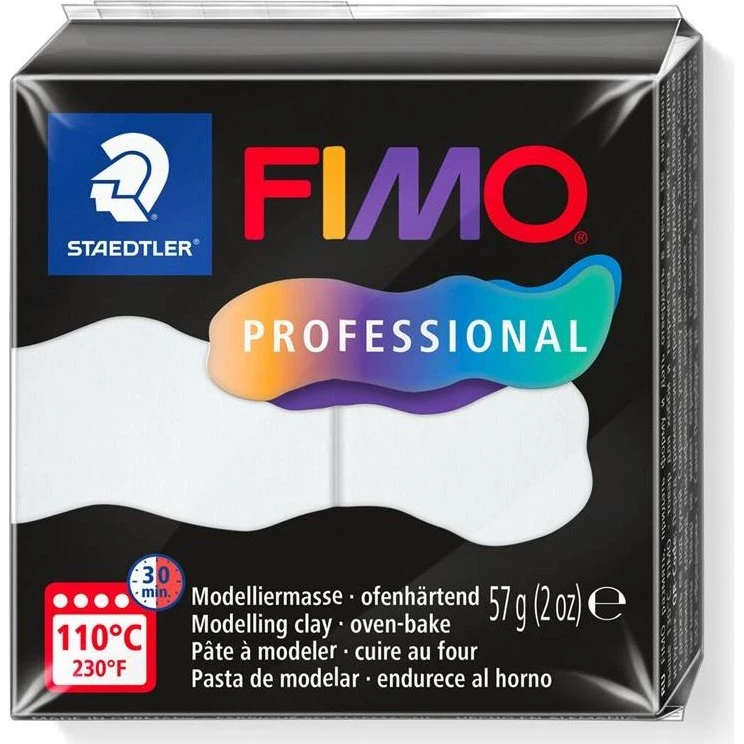 Fimo Professional 85g echt groen ovenhardende boetseerklei