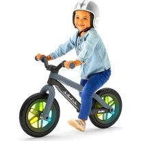 Chillafish BMXie GLOW Loopfiets Antraciet (2-5 jr)