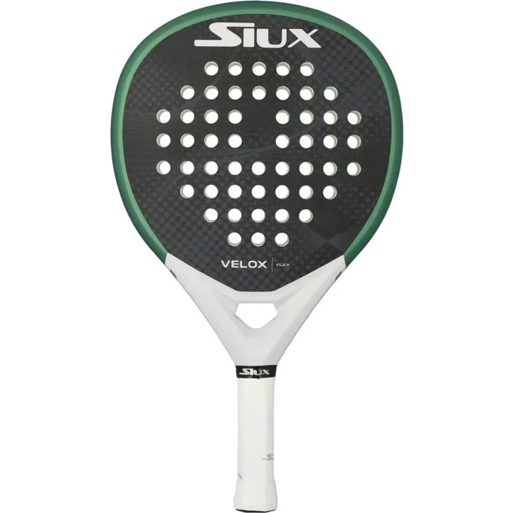 Siux Velox Flex Green Padelracket, Diamantvorm, 365 gr