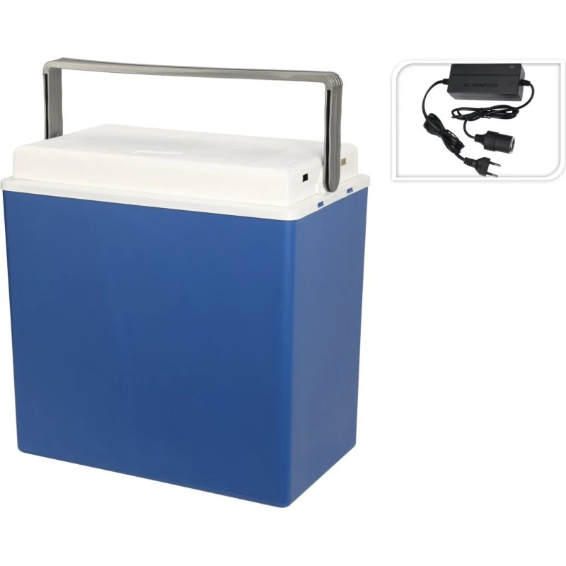 Koelbox 24L 12/230V Blauw/Wit