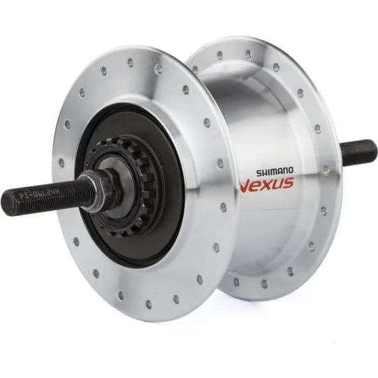Shimano Nexus 7V Rollerbrake Versnellingsnaaf 127mm Zilver