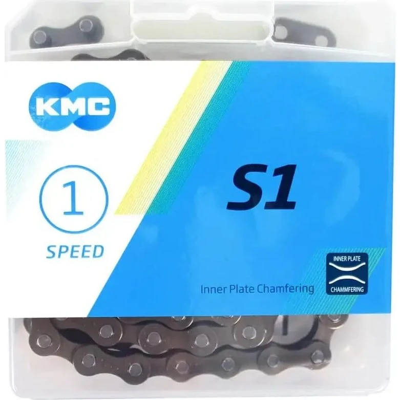 KMC S1 Wide Ketting 112L Bruin - Single Speed