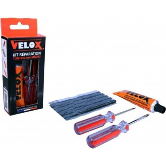 Velox Tubless Banden Reparatie Kit - Zwart