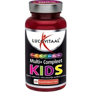 Lucovitaal Multi+ Compleet Kids Kauwtabletten 60 stuks