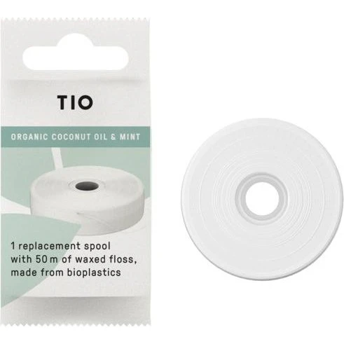 Tio Tiofloss Refill Flosdraad Kokosolie Mint