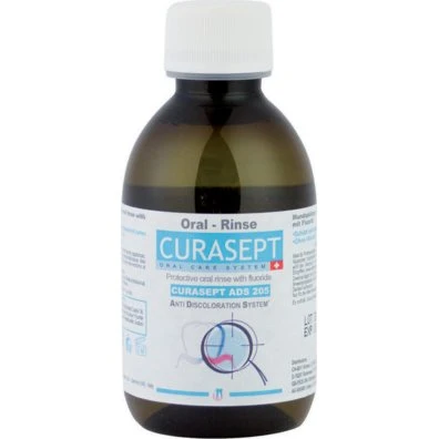 Curasept ADS 205 Mondspoeling 0,05% CHX + 0,05% FL 200ml