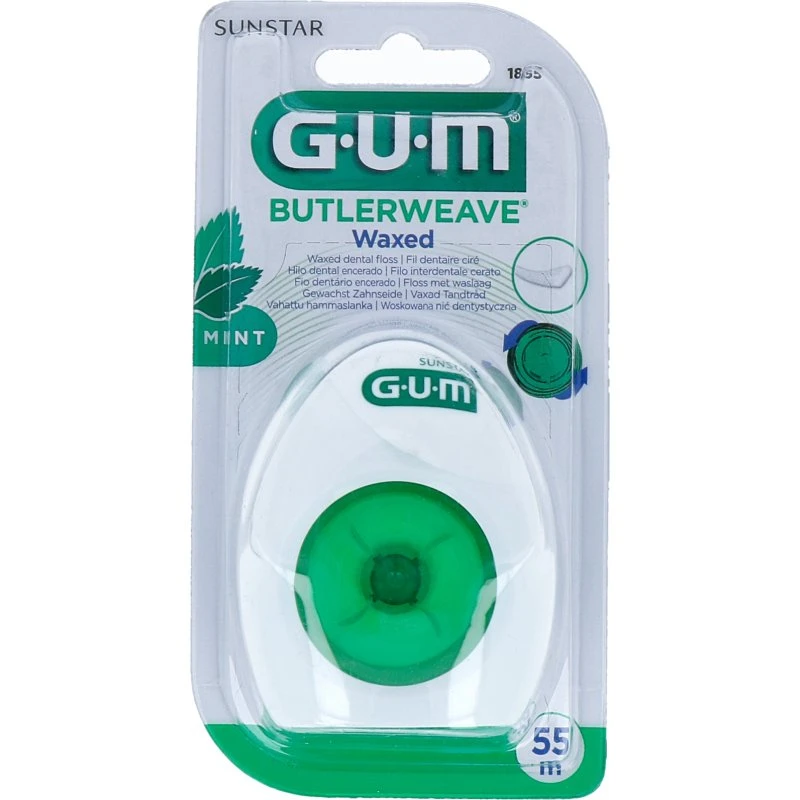 GUM Butlerweave Floss Waxed 1ST