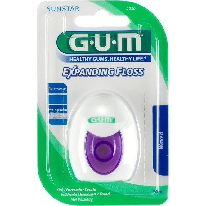 GUM Expanding Floss Waxed 1ST