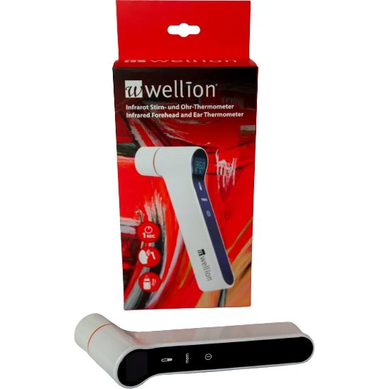 Wellion Infrarood Voorhoofd- en Oorthermometer