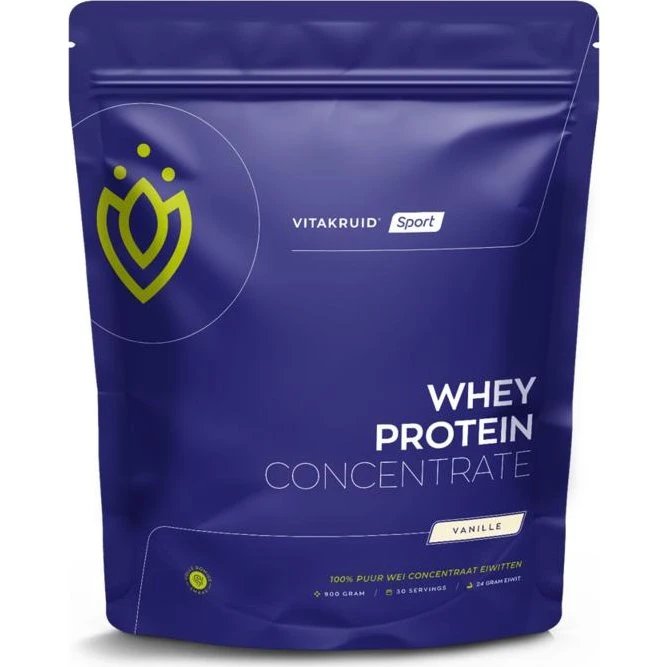 Vitakruid Whey Protein Concentrate Vanille 900GR