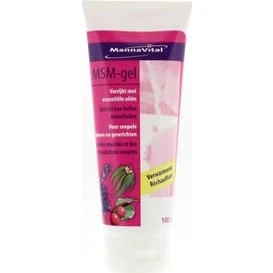 Mannavital MSM Gel 100 gr verrijkt met etherische oliën