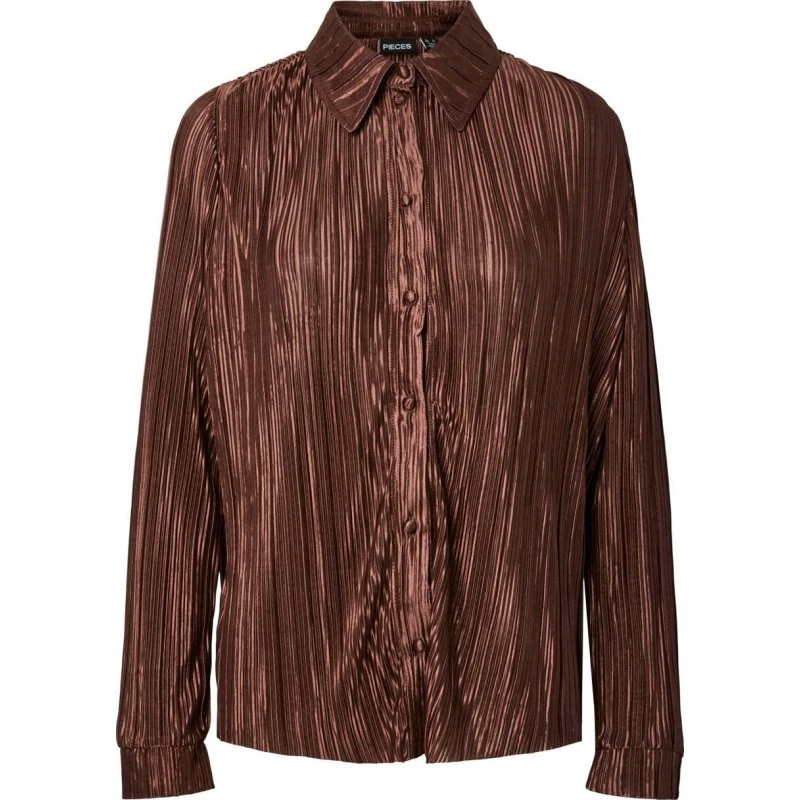 Pieces PCNORA Blouse Bruin