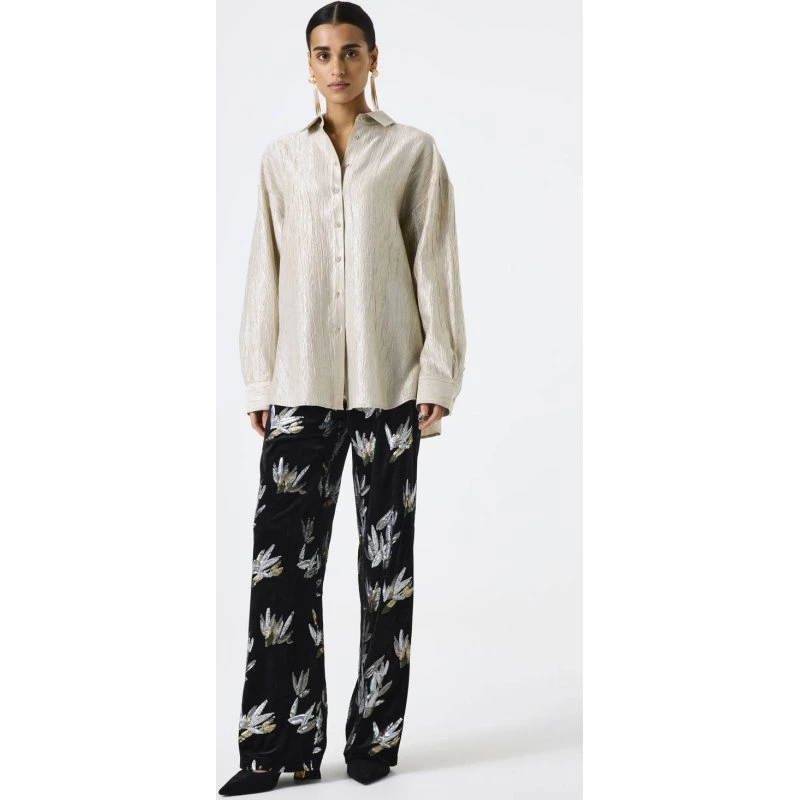 Garcia Blouse Goud Lyocell & Polyester