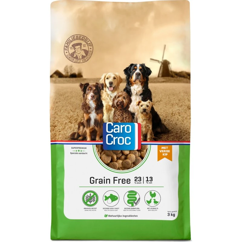 Carocroc Grain Free Gevogelte & Aardappel 3 kg