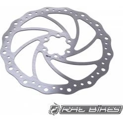 Elvedes Remschijf 140mm Zilver RVS 6-Gaats