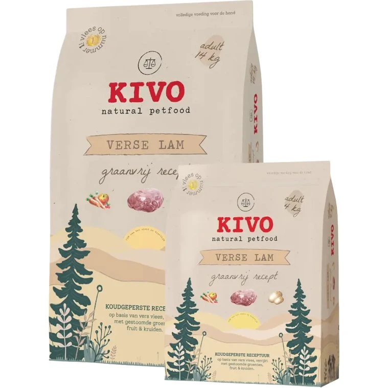 Kivo Verse Lam Graanvrij | Geperst 4 kg