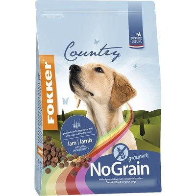 Fokker Country No Grain Hondenvoer 2,5 kg