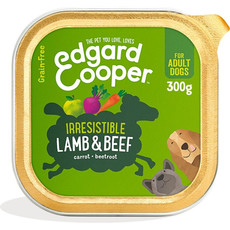 Edgard & Cooper Hondenvoer Lam en Rund Adult 300 g