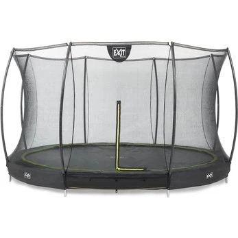 EXIT Silhouette Inground Trampoline 366 cm Zwart met Veiligheidsnet
