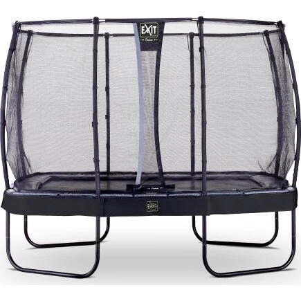 EXIT Elegant Premium Trampoline 214x366cm met Deluxe Veiligheidsnet - Zwart