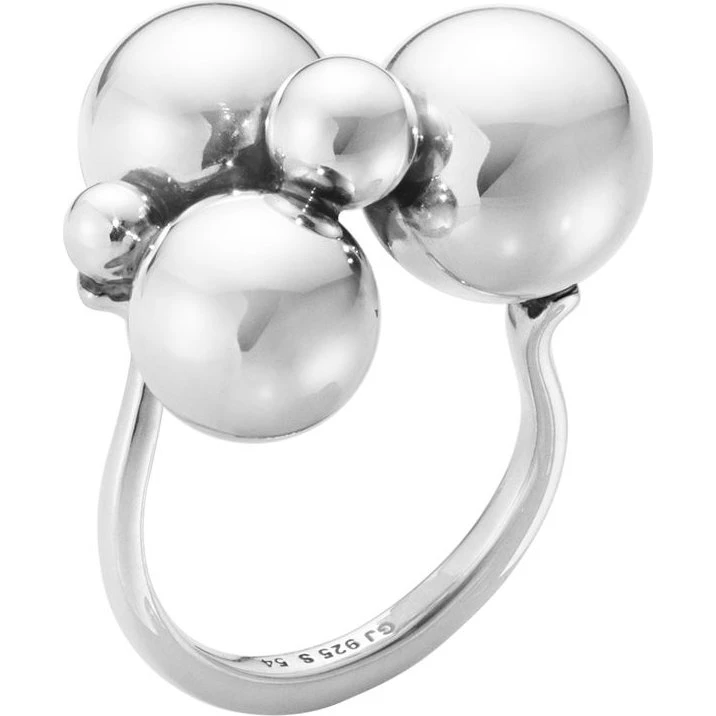 Georg Jensen Moonlight Grapes zilveren ring 20000660
