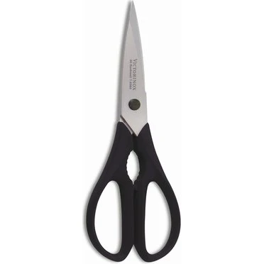 Victorinox Keukenschaar RVS L366, zwart nylon handvat, vaatwasmachinebestendig