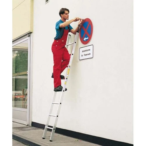 ZARGES Aanlegladder Alto 10 sporten, 3,05m, licht metaal